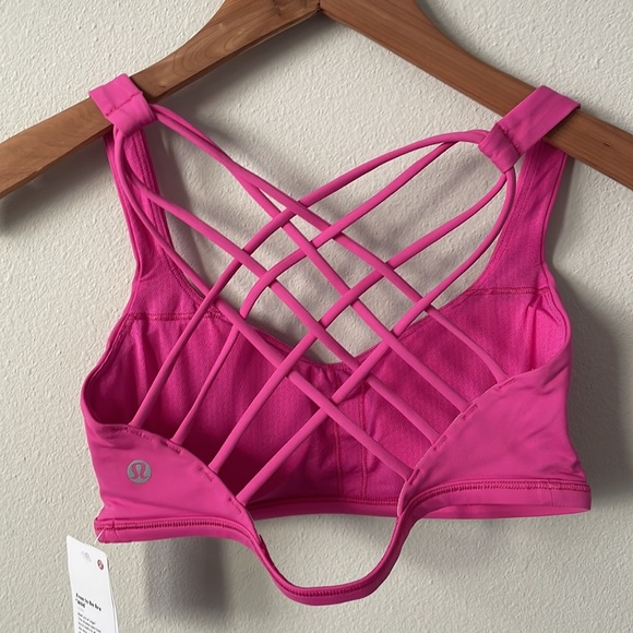 lululemon athletica Other - NWT Lululemon Free to Be Bra *Wild Sonic Pink Size 6